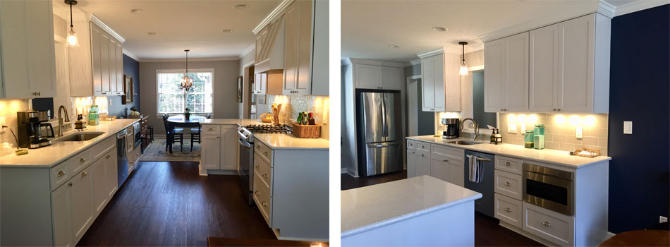 White Cabinets and Light Countertops