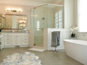 Frameless shower glass